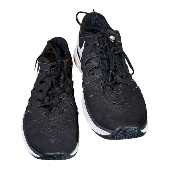 Nike Lunar Fingertrap Black Suede Men’s Sneakers Size 13 Training Running Shoes - Picture 2 of 11